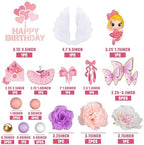 Dancing Ballet Cake Topper Butterfly Cake Decoration for Women Ballerina Theme Birthday