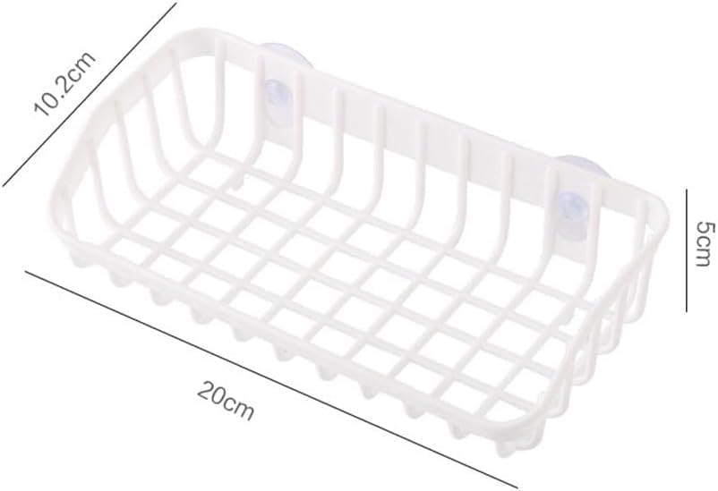 Pink Multifunctional Drain Rack,Hanging Storage Rack Drain Rack Sink Shelf Suction Cup Dishwashing Soap Sponge Holder for Kitchen Accessories Racks and Holders