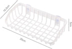 Pink Multifunctional Drain Rack,Hanging Storage Rack Drain Rack Sink Shelf Suction Cup Dishwashing Soap Sponge Holder for Kitchen Accessories Racks and Holders