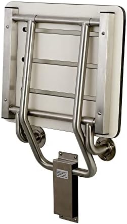 Kingston Brass KBSS1816 Adascape-Shower-Seat, Brushed Stainless Steel