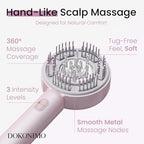 LED Scalp Massager Comb – 3-in-1 Red Light Hair Brush with Vibration & Rollers, FSA,HSA Eligible, Wireless Scalp Massager for Relaxing Daily Hair Care Routine at Home PM084