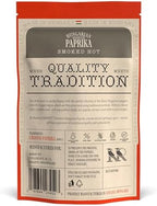 Premium SMOKED HOT Hungarian Paprika Powder (4 oz) - Non-GMO - Vibrant Deep Red Color - Origin: Szeged Region, Hungary - Authentic Seasoning Spice in Resealable Bag by MEROPS
