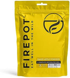 FIREPOT Baked Apple Porridge - Healthy Plant Based Dehydrated Camping & Backpacking Meals (2 Servings)