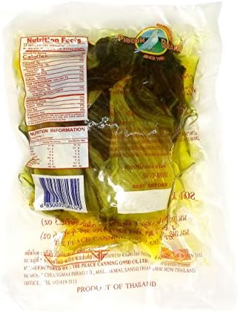 Pigeon Brand Sour Pickled Mustard Greens Half in Brine 10.5 Oz. X 2 with 1 Bonus Gift