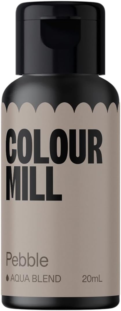 Colour Mill Aqua Blend Water-Based Food Coloring, 20 Milliliters Pebble