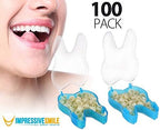 100 PCS Mixed Dental Temporary Crown Kit Anterior Front & Molar Posterior 50 of each