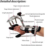 ELQ Finger Orthotics Device with Grip Power, Adjustable Hand Training Device Recovery Equipment, for Hand Finger Muscle Strength Rehabilitation, Dynamic Wrist Finger Orthosis