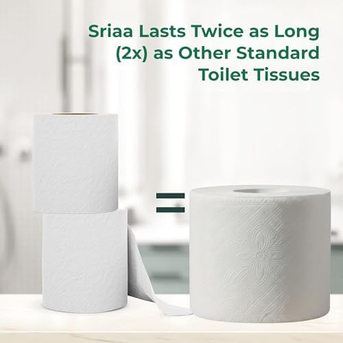 Tree-Free 100% Bamboo Premium Toilet Paper-24 Premium Mega Rolls, Ultra Soft & Strong 3-Ply 300 Sheets Per Roll-Eco-Friendly, Plastic-Free, Septic Safe Tissue, We Save Trees.