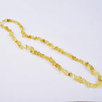 5-8mm 34 inches Natural Crystal Yellow Citrine Quartz Stone Beads for Jewelry Making Tumbled Drilled Irregular Gravel Gemstones Chips Stone Beads by Strand