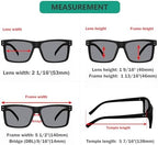 Eyekepper 5-pack Oversized Reading Sunglasses Square Large Frame Sunshine Readers for Men and Women - Grey Lens +1.25