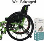 1pair Wheelchair Push Rim Covers,Silicon Wheelchair Wheel Covers (Black)