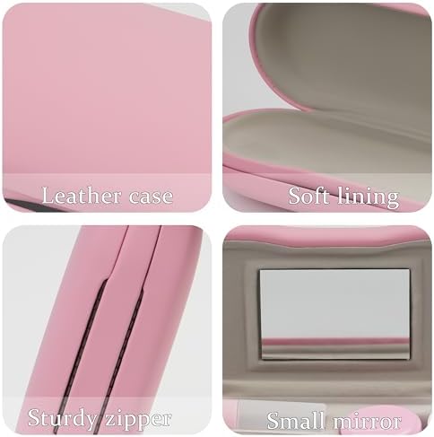 Eyeglass Case Double Sided Travel Size Cute Portable Contact Lens Box 2 in 1 Multifunction With Tool for Daily Outdoor Office