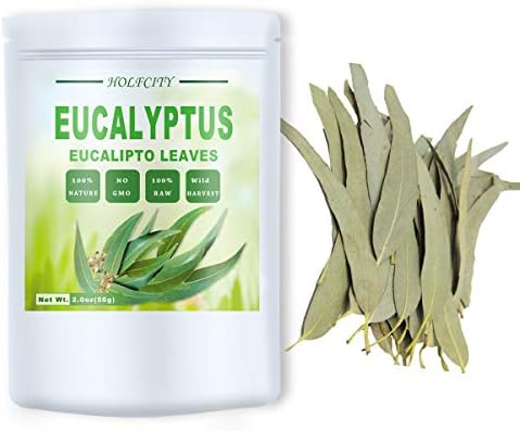 Whole Eucalyptus Leaves, Natural Eucalyptus Herb Leaves, 114g (4.0 oz)
