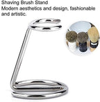 Shaving Brush Holder, 2Pcs Stainless Steel Razors Stand Men's Travel Shaver Holder Shaving Support for Salon Home