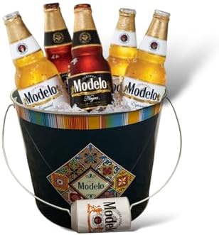 The Tin Box Company Modelo Large Beverage Bucket with Modelo Can Handle