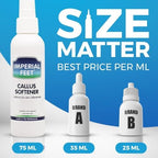 Imperial Feet Callus Softener Spray for Feet Extra Strength – Callus Remover for Feet & Toes, Hard Skin Remover for Dry Cracked Heels, Foot Dead Skin Remover for Pedicure & Foot Care