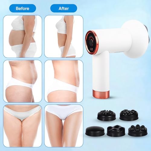 Powerful Deep Tissue Massager: 5-in-1 Wireless Body Sculpting Machine, Fat Remover for Abdomen, Waist, Arms, HIPS, and Legs