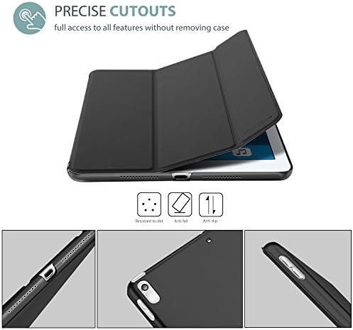 ProCase Smart Case for 10.5” iPad Air 3rd Generation 2019 / iPad Pro 2017, Slim Stand Cover with Translucent Frosted Back for iPad Air 3 -Black