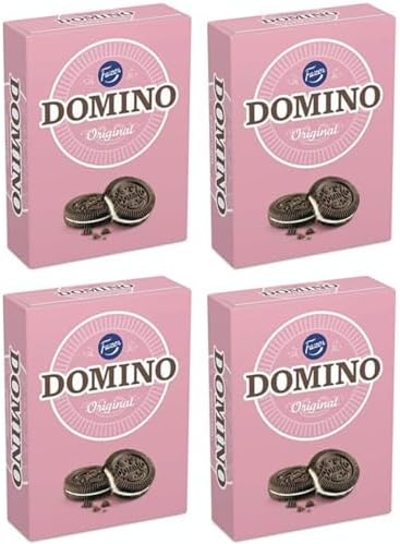Fazer Domino Original Biscuits 4 Boxes of 525g 18.5 oz