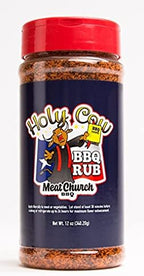 Meat Church BBQ Rub Combo: Two Bottles of Holy Cow (12 oz) BBQ Rub and Seasoning for Meat and Vegetables, Gluten Free, Total of 24 Ounces