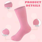Shinymoon 6 Pair Seamless Afo Interface Socks Sensory Seamless Interface Cotton Non Binding Socks