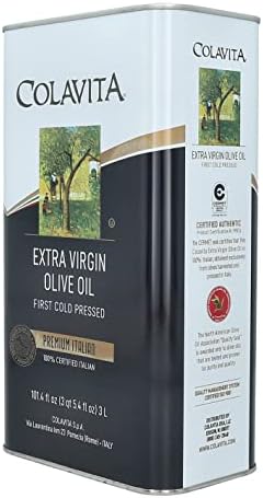Colavita Premium Italian Extra Virgin Olive Oil Tin, 101.4 fl. oz. Tin
