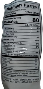 BRIM'S OLD- FASHIONED PORK CRACKLIN STRIPS 3oz/ 4pk