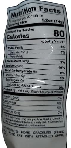 BRIM'S OLD- FASHIONED PORK CRACKLIN STRIPS 3oz/ 4pk