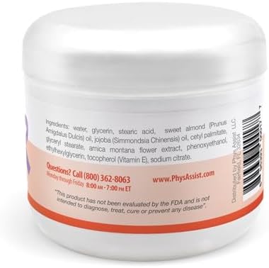 PhysAssist Oncology Glycerin Unscented Cream Deep Soothing Moisturizer. Made specially for those with Fragrance Intolerance after Radio and Chemo PLUS Peppermint Lip Balm