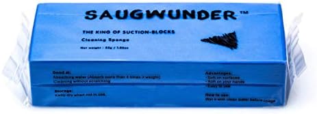 Cleaning Sponge Super Absorbent Water Durable ^~ You Know 17.5×7.5×3.5 cm[6.9 x 3 x 1.38 inches] Use for Household Clean Cars/Boats The dust and Dirt on Furnitures,Bathtubs&etc. (Blue)