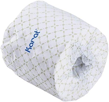 Karat 2-Ply Toilet Paper, 48 Rolls, 500 Sheets, Embossed for Softness, Individually Wrapped for Hygiene, Virgin Wood Fiber (JS-TTW500)