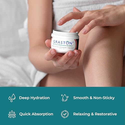 Graston Technique Vitamin E Enriched Emollient Cream - 4oz Jar, Ideal for IASTM Massage Lotion & Massage Cream, Perfect Vitamin E Cream for Massage and Physical Therapy, 1-Pack