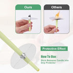 10Pcs Ear Wax Removal Tool for Wax Removal, Earwax Cleaning Tool for Ear Cleaning, Includes Cotton Swabs, Candle Drip Protector, Storage Box A1