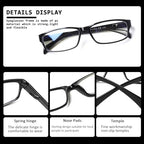 JOSCHOO Computer Reading Glasses for Women and Men 6 Pack Blue Light Blocking Spring Hinge Readers