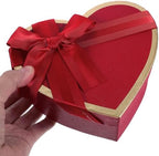 PRETYZOOM Heart Shaped Box Set of 3 for Candy Jewelry Cosmetics Small Party Favor Packaging Wedding Bridal Shower