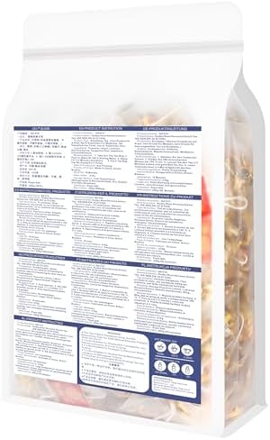 Plant Gift 50 Cups Kudzu Root Hovenia Dulcis Tea Bag (葛根枳椇子 GE GEN ZHI JU ZI CHA) 8.81oz (5g*500bags/250g) Pueraria Lobata, Licorice, Tangerine Peel, Chrysanthemum Natural Mixed Herbal Combination