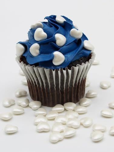 White Heart Shaped Candy 1 Pound Bulk Bag-For Bridal Showers Or Wedding Candy Stations-UNFLAVORED