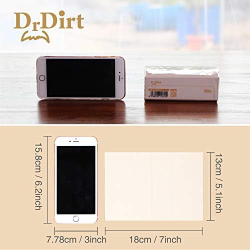 DrDirt Bamboo Facial Tissue Towels Paper in Bulk 36 Packs Refill Unscented Mini Travel Packs 3 Ply 110 Count 110 Sheets