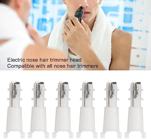 20pcs Nose Hair Trimmer Head Accurate Shaving Universal Replacement Clipper Blade Heads Compatible with Ear and Nose Hair Cutter
