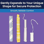 Hospeco Tampax Tampons for Vending Dispenser in Vending Tubes, Hospeco T500,(Case of 500), 7 Count, White