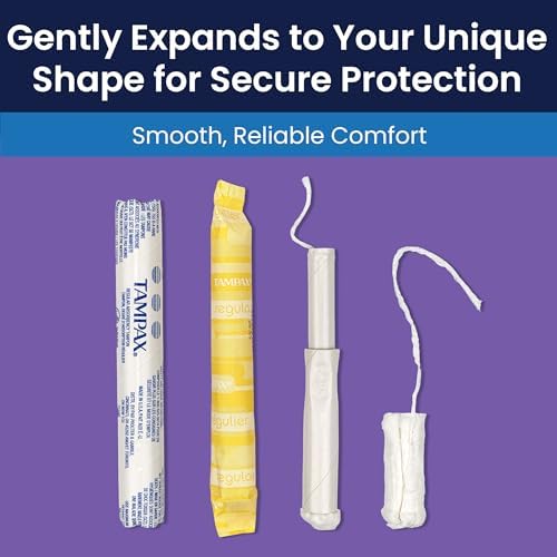 Hospeco Tampax Tampons for Vending Dispenser in Vending Tubes, Hospeco T500,(Case of 500), 7 Count, White