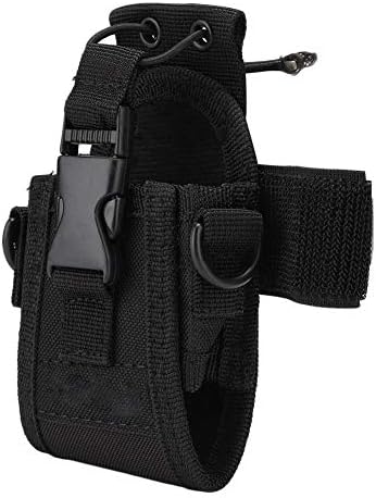 Nylon Walkie Talkie Bag, Lightweight & Durable, Waterproof, Fits UV-5R UV-5RA UV-82 UV-B5, for Security Restaurant Hotel