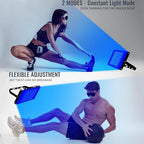 Tanning Lamp Thearpy Light, Sun Lamp for Face and Body with 360° Adjustable Bracket, 5 Energy Levels Adjustable & 2 Light Mode, 5-30 Minutes Preset Time for Wheat Skin and Antique Bronze Skin