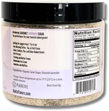 Gourmet Lavender Sugar - 1 lb Jar