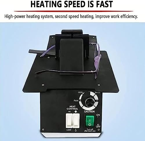 Eyeglasses Frame Heater, 1500W Optical Eyeglasses Frame Warmer, Hot and Cold Air Switching, 80℃-130℃ Temperature Adjustable, Ceramic Heating, for Non-Metal: Resin/Sheets/etc Spectacle Frames