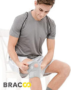 Bracoo Knee Support Brace for Men Women, Adjustable Compression Sleeve Wrap Patellar Pad Tendon - Arthritis Pain, meniscus tear, Injury Recovery, Running, Workout, KS10