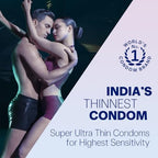 Durex Invisible Super Ultra Thin Condoms for Men - 10 Count - Packaging May Vary