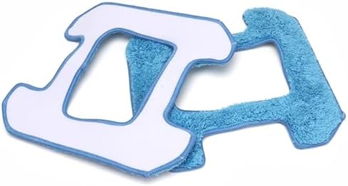 Wet Cleaning And Dry Rubbing Mop Pads,Compatible For Hobot,268 Window Cleaning Robot Cloth Cleaner Parts Accessories Quick Dry(Blue)