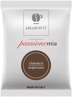 100 Capsule Compatibili A Modo Mio Lollo Caffe' Classico Espresso