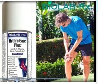 Arthro Eaze Plus - Arthritis Pain Relief Cream for Hand, Knee, Foot, Back, Neck and Wrist Joints Pain– Fast-Acting, Non-Greasy- for Arthritis, Tendinitis (1, 1.3 oz 40g)